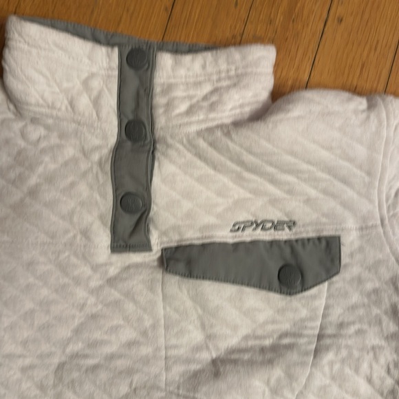 Spyder 1/4 Button Pullover Quilted Jacket - Picture 2 of 4